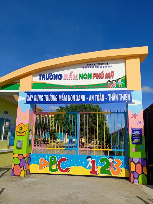 Trường Mầm Non Phú Mỹ, xã Phú Mỹ, huyện Mỹ Tú, tỉnh Sóc Trăng