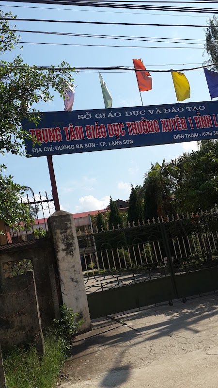 TRUNG TÂM GIÁO DỤC THƯỜNG XUYÊN, TIN HỌC VÀ NGOẠI NGỮ TỈNH LẠNG SƠN