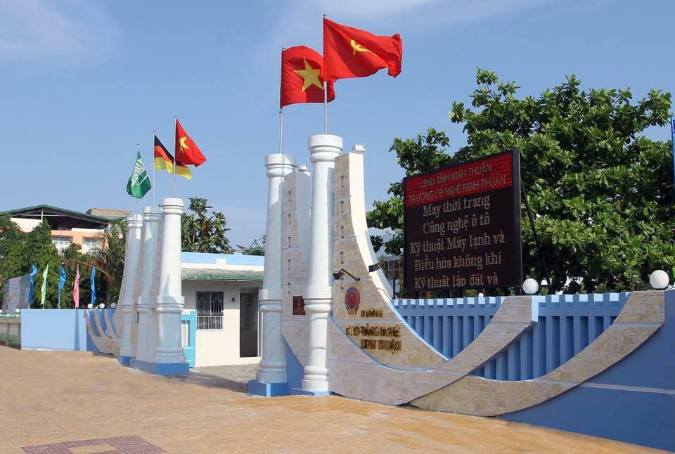 Trụ sở chính Trường Cao đẳng nghề Ninh Thuận